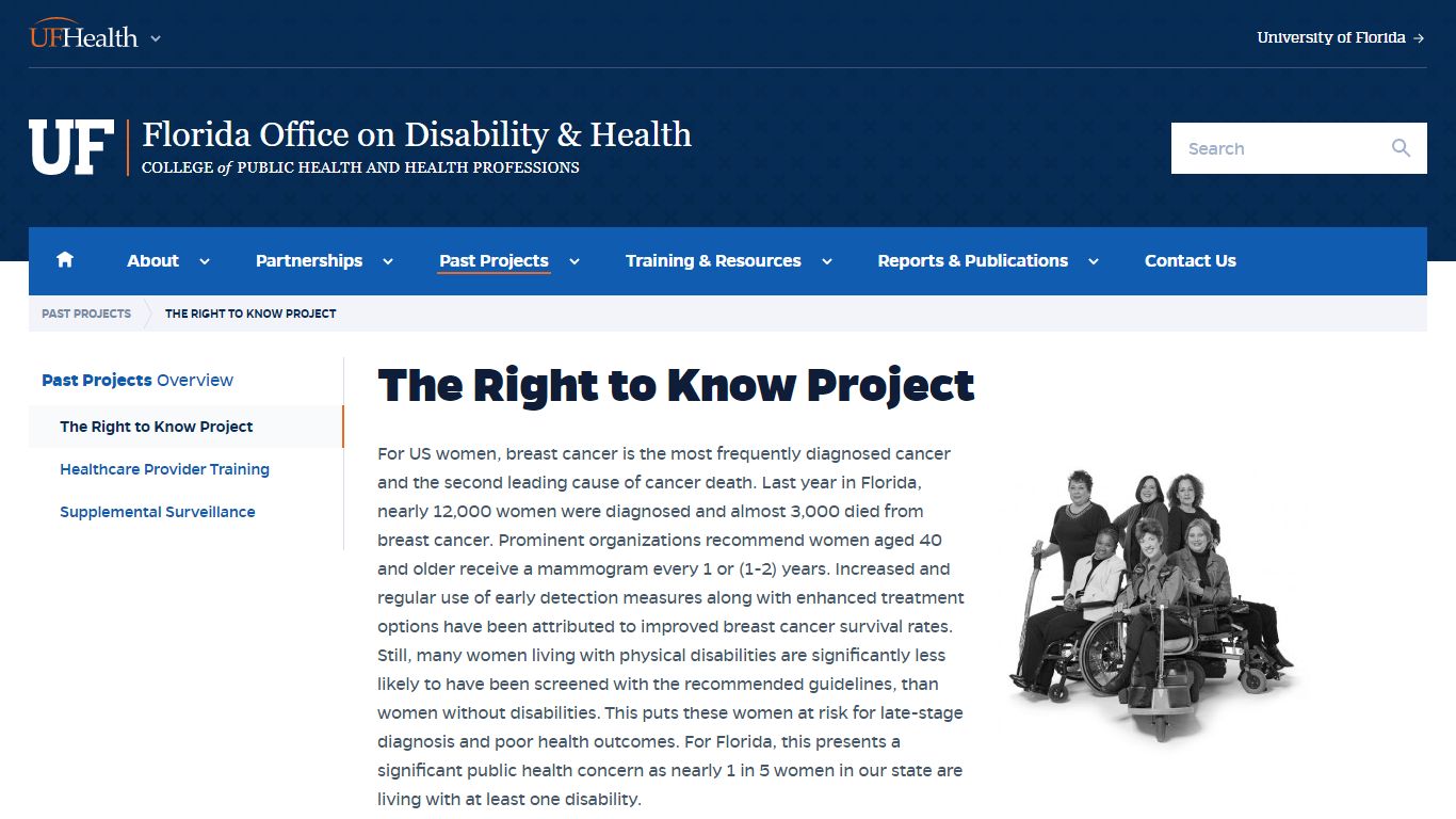 The Right to Know Project » Florida Office on Disability & Health ...